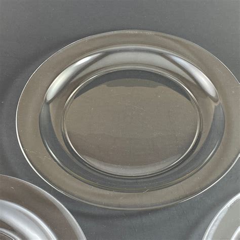 versace collection clear glass plates